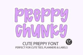 Preppy Chunky Fonts for Bold, Creative Designs