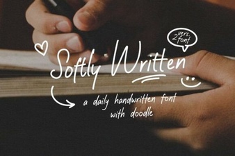 Softly Written Fonts for Gentle Web Design