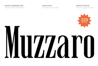 Muzzaro Font: Creative Typography for Modern Designs