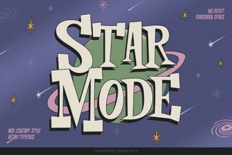 Star Mode Fonts for Creative Digital Projects